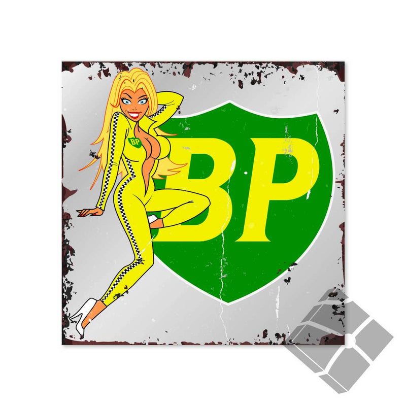 BP logo skilt - retro