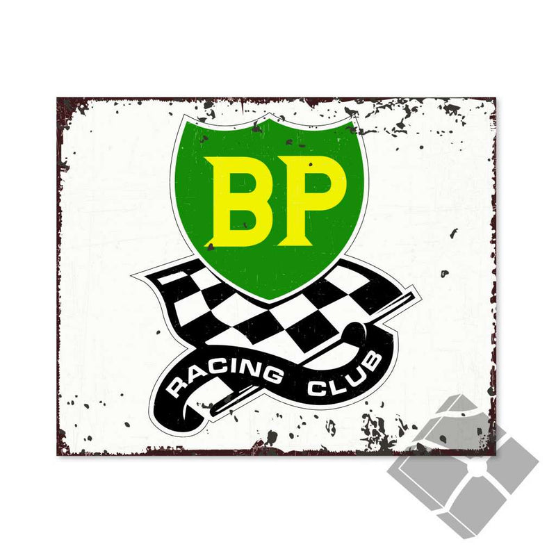 BP racing club skilt - retro