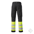 Arbeidsbukse Function Aviator KL1., sort/gul