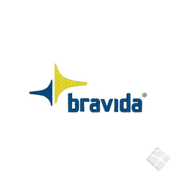 Bravida broderingslogo