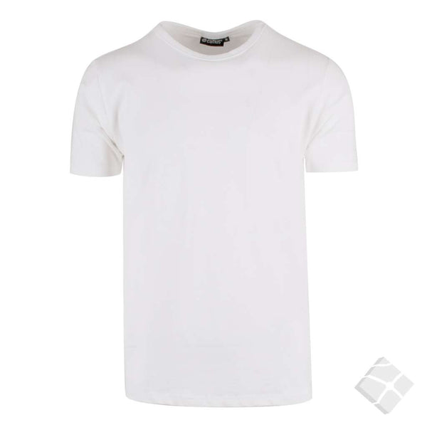 T-skjorte med stretch - Split, hvit