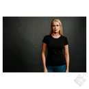 T-skjorte i stretch til dame - Charlotte, sort