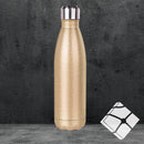 Drikkeflaske 500ml, gullmetalic