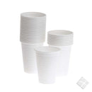 Duni drikkebeger 21cl, hvit -  (pk a 80 stk)