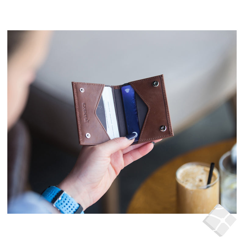 Exentri Miniwallet, haselnøtt