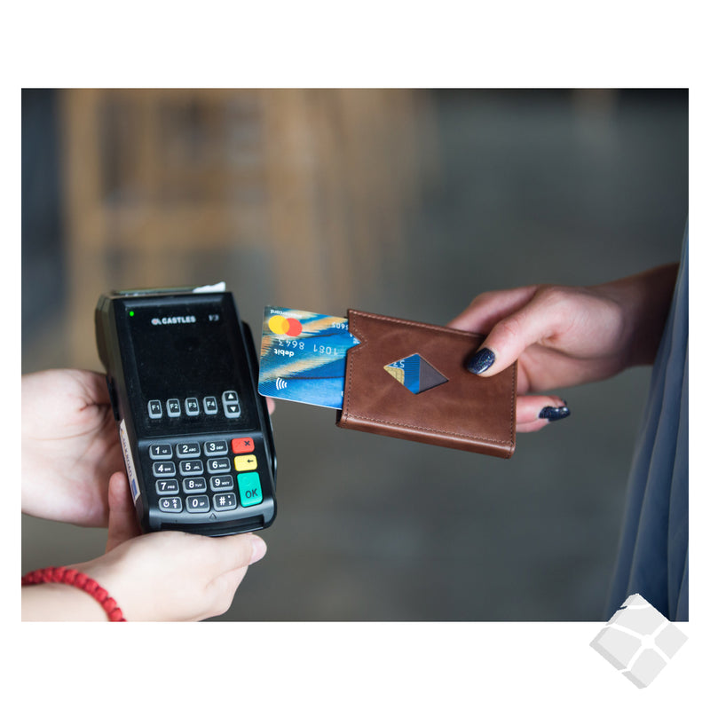 Exentri Miniwallet, haselnøtt