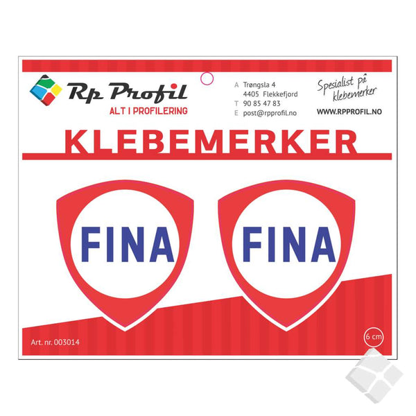 Fina - klebemerke