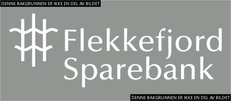 Flekkefjord Sparebank 125mm, hvit