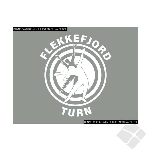 Fl. Fjord Turn logo rund, hvit