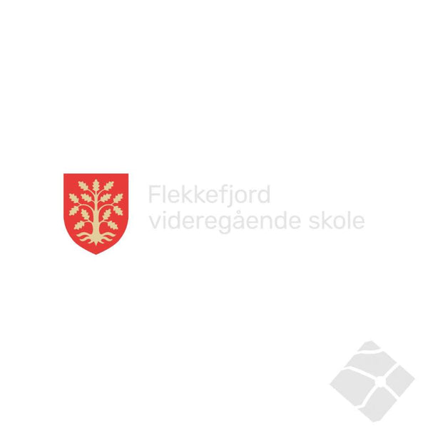 Flekkefjord Videregående skole, bryst logo
