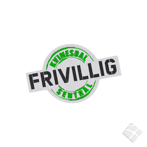 Frivilligsentral Kvinesdal broderingslogo