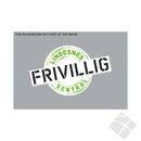 Lindesnes Frivillig sentral, bryst logo