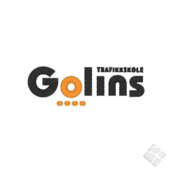 Golins trafikkskole broderingslogo