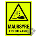 Fareskilt - Maursyre