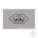 Hovsherad IL brystlogo, sort