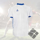 Spillerdrakt Spain kort arm, hvit/blå