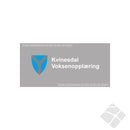 Kvinesdal Voksenopplæring, bryst logo