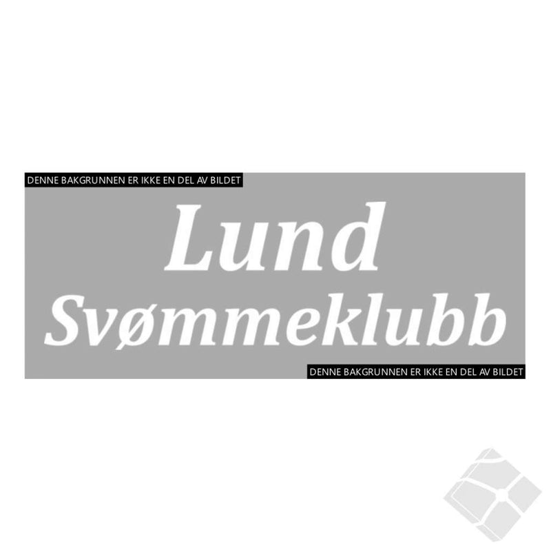 Lund Svømmeklubb rygg, hvit