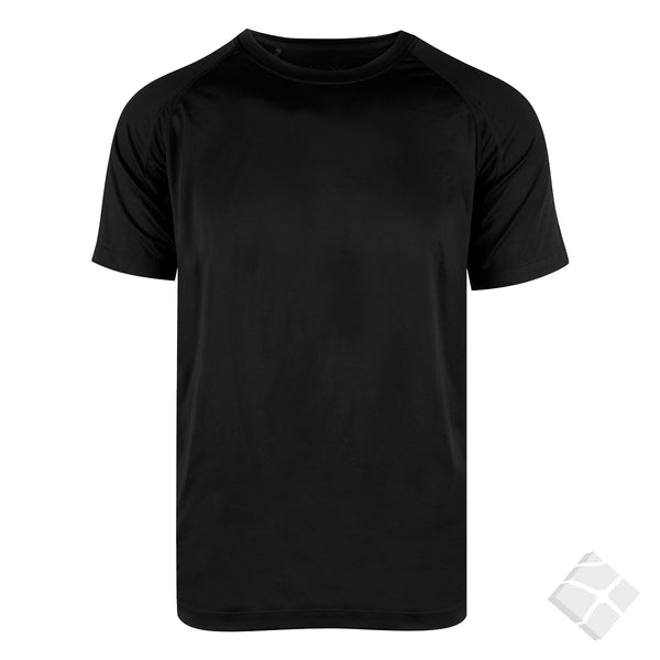 Trenings t-skjorte i unisex , sort