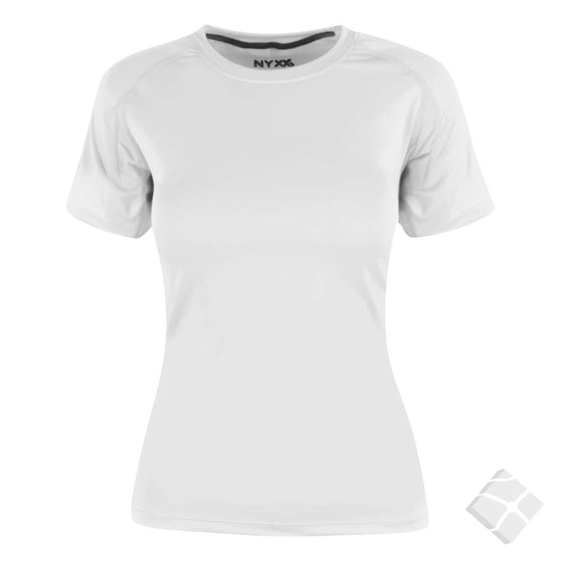 Trenings t-skjorte dame, hvit