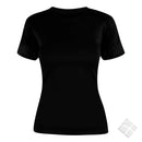 Trenings t-skjorte dame, sort