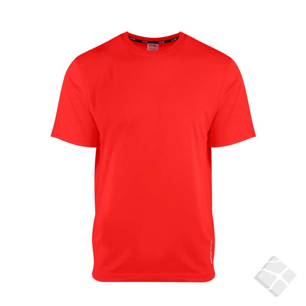 Trenings t-skjorte RUN, rød