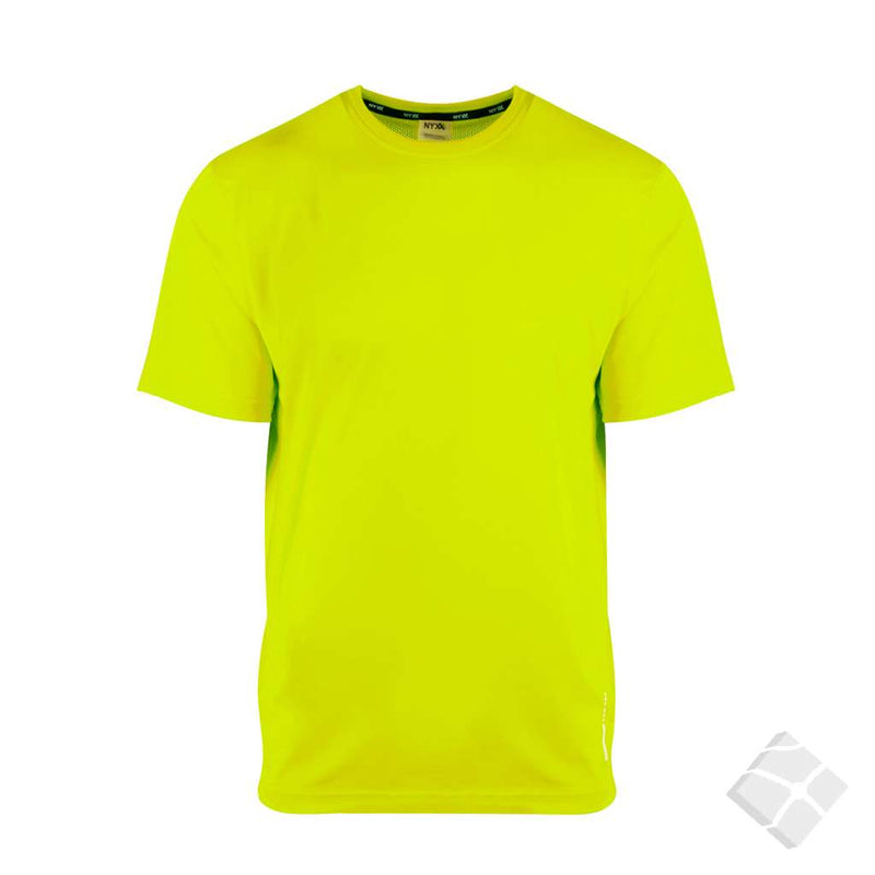 Trenings t-skjorte RUN, safety gul