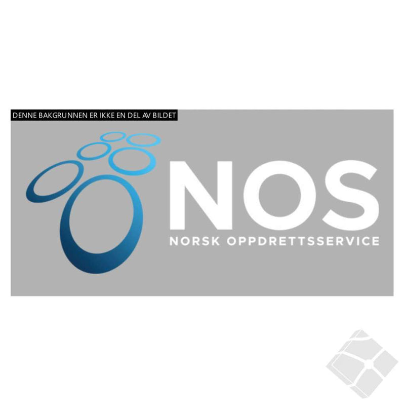 NOS i farge, rygg logo