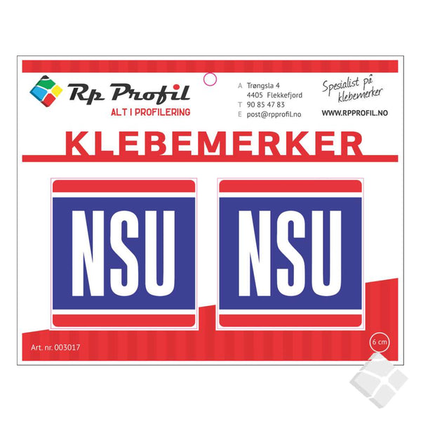 NSU - klebemerke