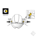 Petzl visir netting/sagvern