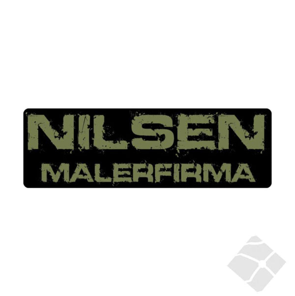 Einar Nilsen Malerfirma, vannrett logo