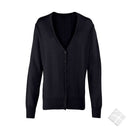 Cardigan lady med V-hals, sort