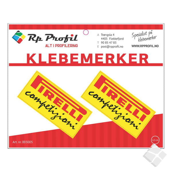 Pirelli klassisk klebemerke