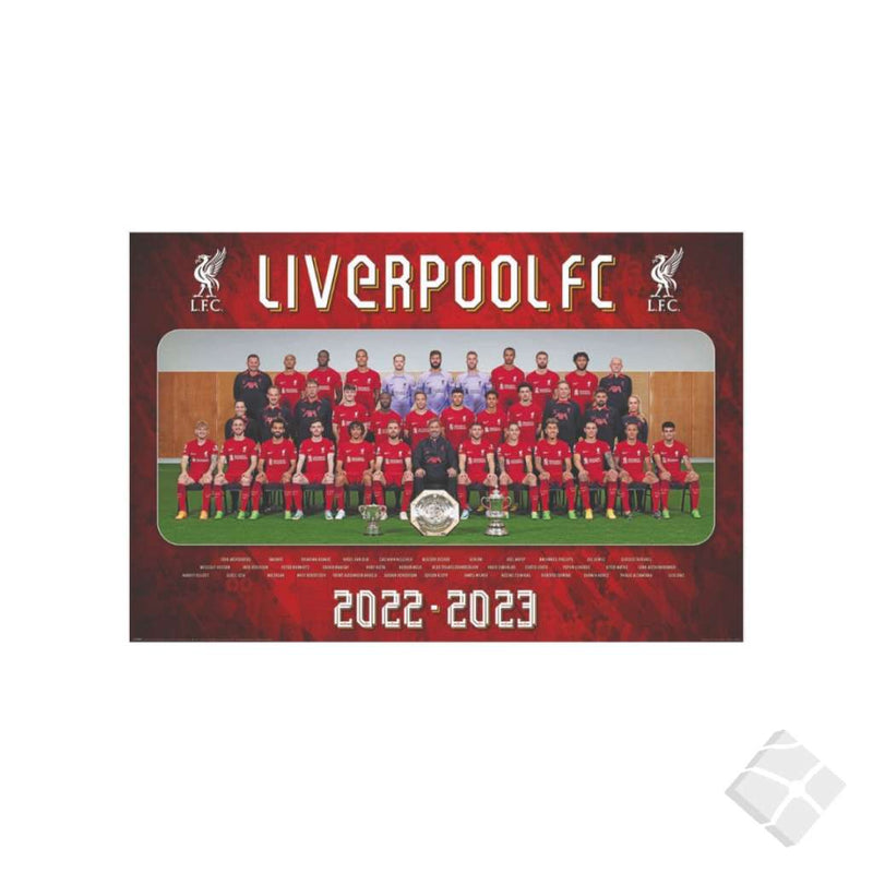 Team poster Liverpool FC 2022/23.