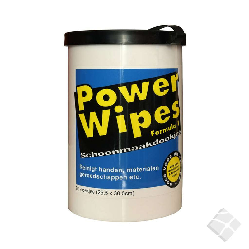 Power Wipes, extra strong.
