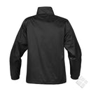 Skalljakke ultra lett i rip-stop,  sort/orange