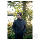 Ultralett jakke thermal, sort/marine