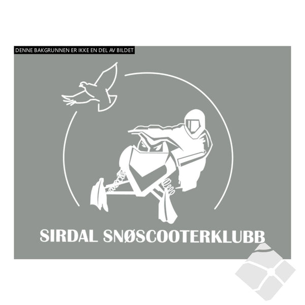 Sirdal Snøscooterklubb, rygg logo
