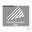 Sparebank sør, stor logo 220mm, hvit