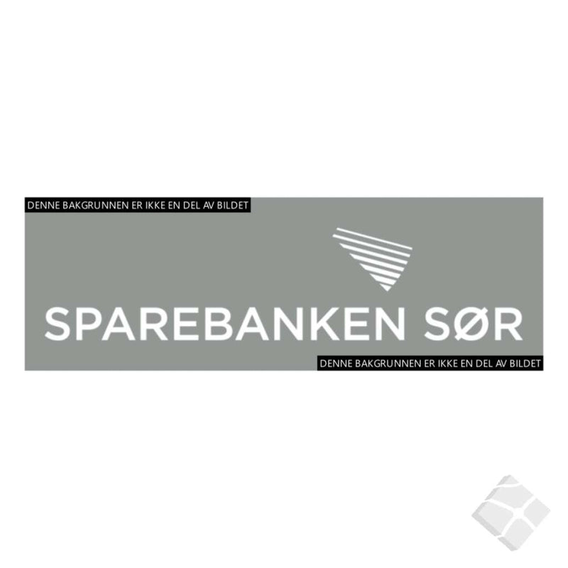 Sparebanken sør, stor logo, hvit