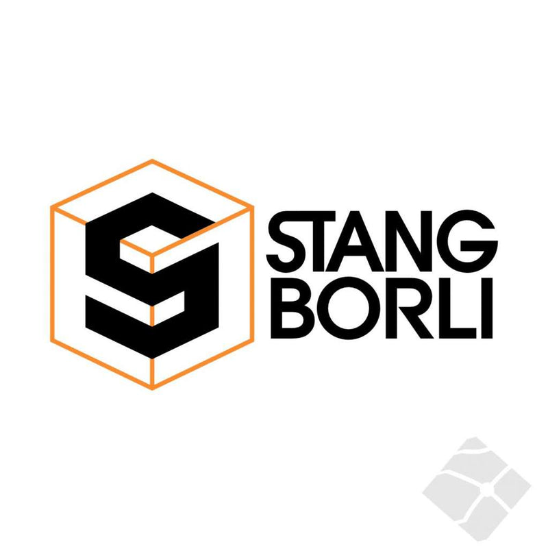 Stangborli Bygg trykk logo 150mm