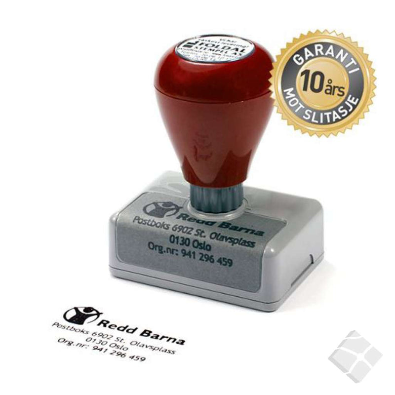 Stempel Ideal 40x24mm, sort
