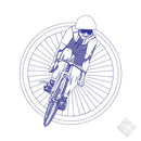 Sykkelsport 1 broderingslogo, stor