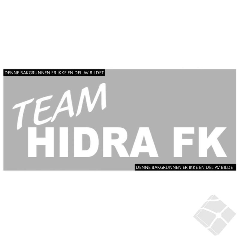 Hidra FK Team - rygg, hvit
