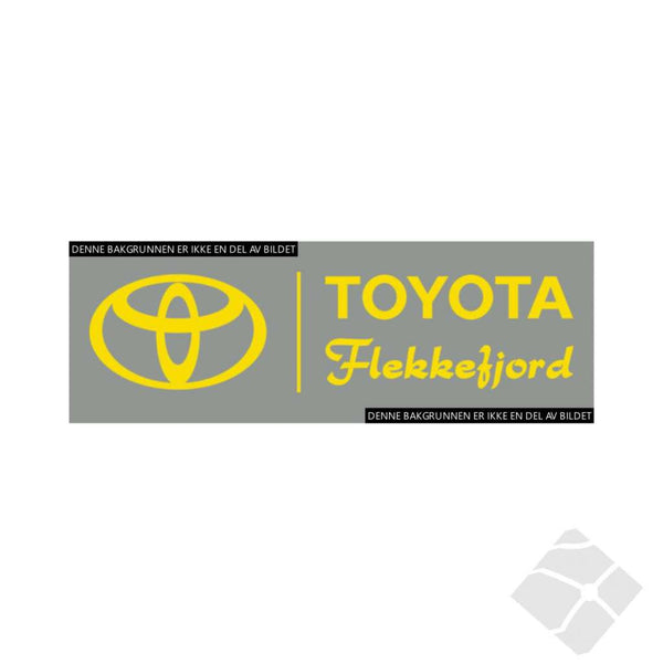 Toyota Fl.Fjord logo, gul