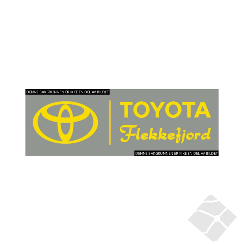 Toyota Fl.Fjord logo, gul