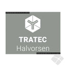 Tratec Halvorsen merke, hvit