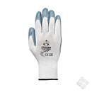 Monteringshanske nitril, hvit