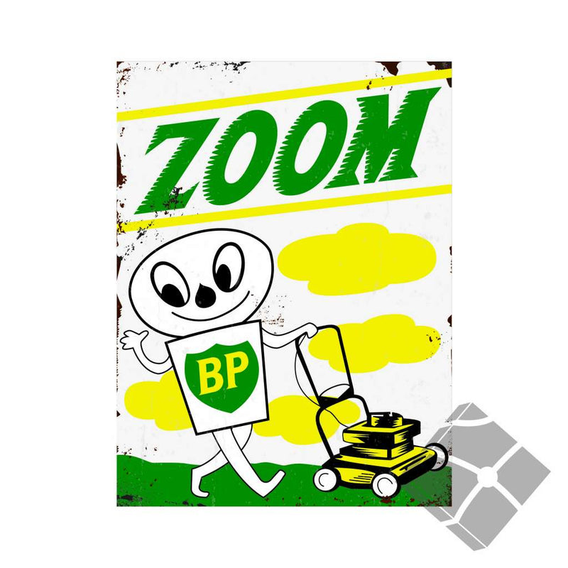 BP ZOOM skilt - retro