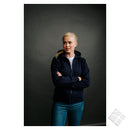 Hettejakke Katherine, marine/gråmelert